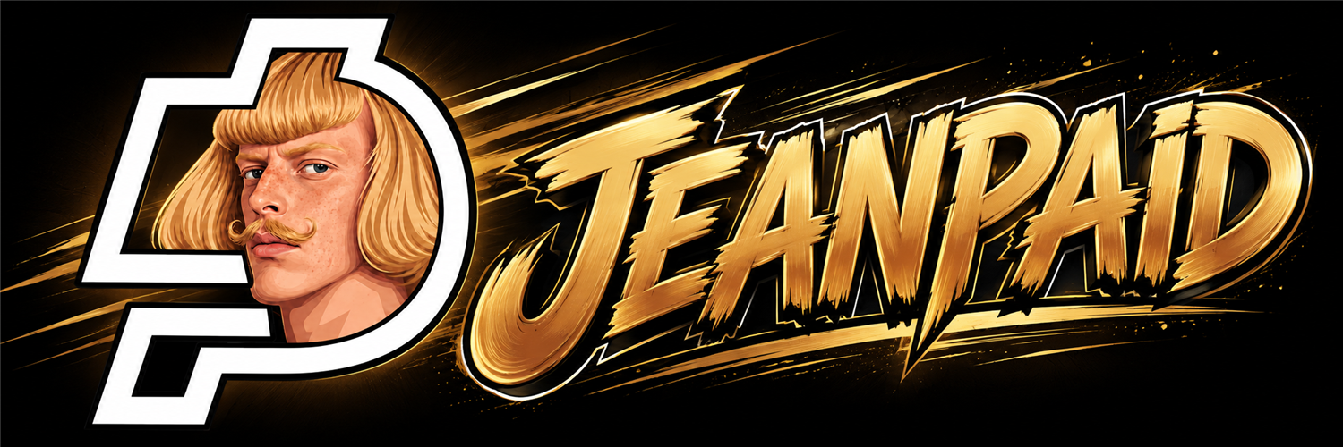 JeanPaid character and hand-drawn JeanPaid title